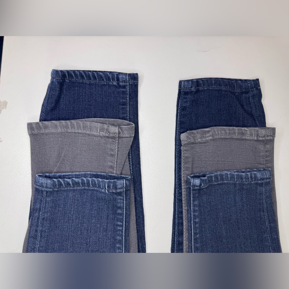 AG Adriano Goldschmied Women's Jean Bundle Dark Blue, Lighter Blue, and Gray 3pr - Picture 8 of 15